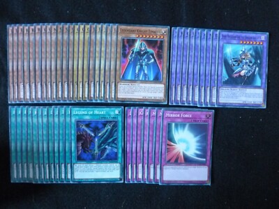 YU-GI-OH 49 CARD LEGENDARY DRAGON / LEGENDARY KNIGHT DECK  *READY TO PLAY*-image