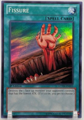 🔥1996 Yu-Gi-Oh! Fissure LCYW-EN055 1st Edition🔥-image