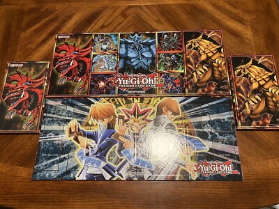 Yugioh Lot Of (3) Legendary Collection Gameboard Edition Playmats New/Unused-image