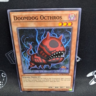 Doomdog Octhros MP16-EN018 1st Edition Common NM Near Mint Yu-Gi-Oh! Card-image