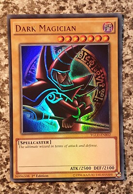 Yugioh Dark Magician YGLD-ENB02 Ultra Rare 1st Edition MINT-image