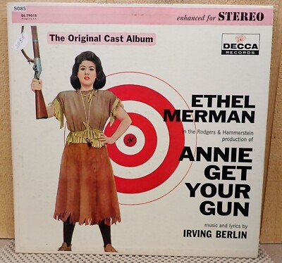 Annie Get Your Gun - Original Cast, Ethel Merman - Decca  1959-image