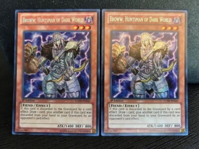 2-Broww, Huntsman of Dark World LCJW-EN243 Yu-Gi-Oh 1st Edition FREE SHIPPING-image