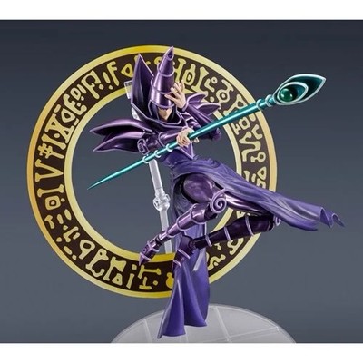 BANDAI S.H.MONSTERARTS YU-GI-OH! DUEL MONSTERS DARK MAGICIAN ACTION FIGURE USA-image