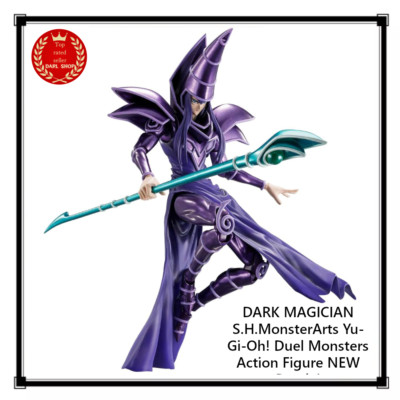 Dark Magician S.H.MonsterArts Figure Yu-Gi-Oh! Duel Monsters Bandai New-image