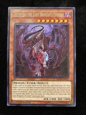Destrudo the Lost Dragon's Frisson NM MP18 1st 2018 Mega-Tins Mega Pack  Yugioh-image