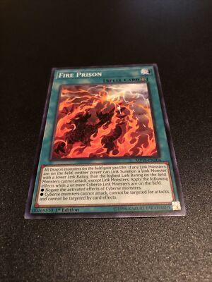 Yugioh! Fire Prison - MP18-EN204 - Common - 1st Edition Near Mint, English-image