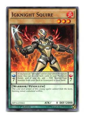 Igknight Squire - MP16-EN065 1st Edition - YuGiOh-LP-image