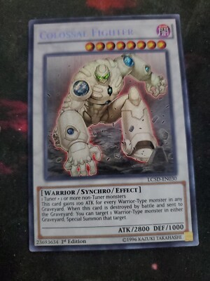 x1 Colossal Fighter - LC5D-EN030 - Secret Rare - 1st Edition - Legendary Collect-image