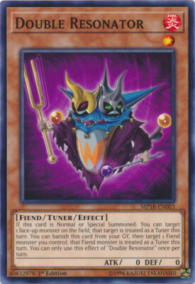 Double Resonator - MP18-EN003 - Common - 1st Edition DMG YuGiOh!  2018 Mega-Tin -image