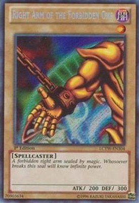Right Arm of the Forbidden One (LCYW-EN304) 1st Edition [Legendary Collection-image