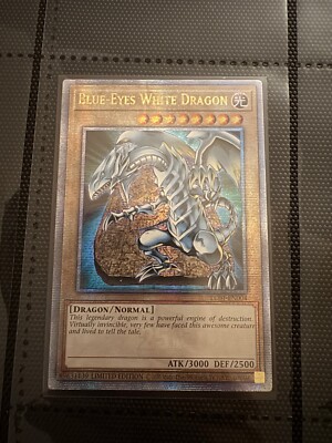 Blue-Eyes White Dragon (Quarter Century Secret Rare) LC01-EN004 Legendary...-image