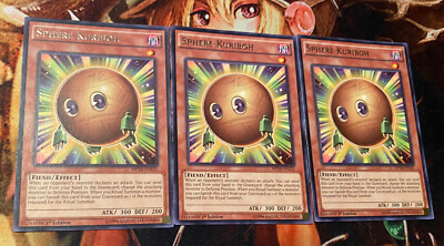 3x Sphere Kuriboh MP16-EN121 Rare 1st Edition NM YuGiOh!-image