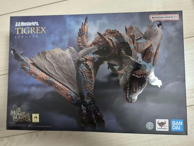S.H.MonsterArts Monster Hunter Tigarex Action Figure, Missing Non-Color Hunter A-image