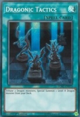 Yugioh! LP Dragonic Tactics - LCKC-EN073 - Secret Rare - 1st Edition Lightly Pla-image