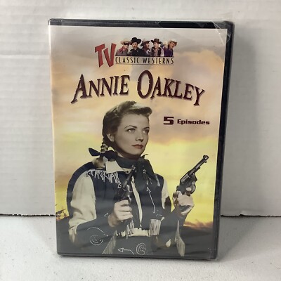 TV Classic Westerns Annie Oakley 5 Episodes Sealed DVD, MULTIPLES SHIP/FREE!-image