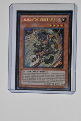 Gladiator Beast Darius LCGX-EN244 1st Edition Yu-Gi-Oh Legendary Collection 2-image