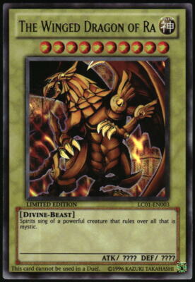 Yu-Gi-Oh! - Winged Dragon of Ra 2010 LC01-EN003 Ultra Rare Limited Edition-image