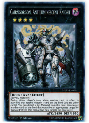 Yugioh! MP Cairngorgon, Antiluminescent Knight - MP15-EN030 - Super Rare - 1st E-image