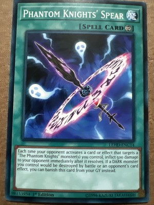 YuGiOh Legendary Hero Decks - Phantom Knights’ Spear LEHD-ENC14 - 1st Edition-image