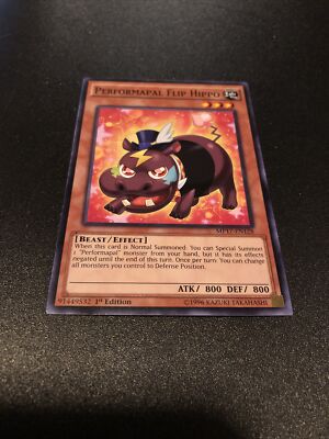 Yugioh Performapal Flip Hippo MP17-EN128 1st Edition Common-image