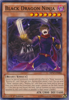 Black Dragon Ninja - MP17-EN086 - Common - 1st Edition Near Mint 2017 Mega Tin S-image