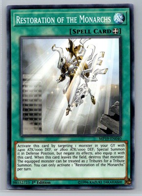Restoration of the Monarchs #MP19-EN040 2019 Gold Sarcophagus Tin Mega Pack G37-image