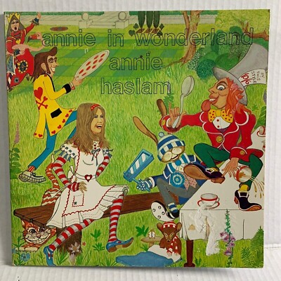 ANNIE HASLAM Annie in Wonderland Renaissance Roy Wood ELO Prog Rock Record LP-image