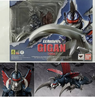 RARE S.H.MonsterArts Godzilla Final Wars GIGAN Figure 7in BANDAI-image