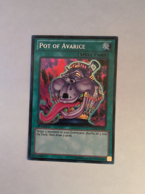 NM Pot of Avarice LCJW-EN290 Legendary Collection 4: Joey's World 1st Edition-image
