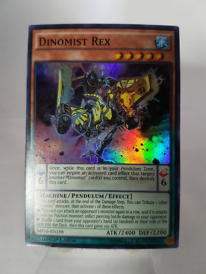 Yu-Gi-Oh 2016 Mega Tin Mega Pack #MP16-EN198 Dinomist Rex SR-image