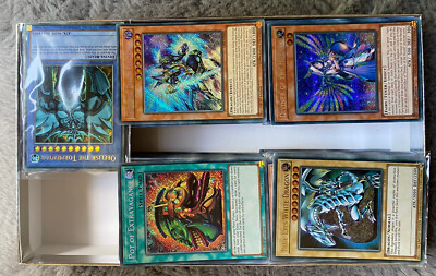 1st Yugioh 500 Cards Bundle/Job Lot + 1 Egyptian God Card & 1 Iconic Card, Holos-image