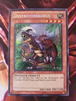 Yu-Gi-Oh! TCG Destroyersaurus Legendary Collection 4 Mega-Pack LCJW-EN158 1st...-image