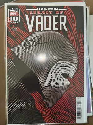 SIGNED STAR WARS LEGACY OF VADER #1 CHARLES SOULE ANNIE WU VARIANT 2025 NM-image