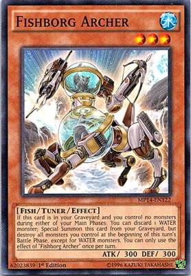Fishborg Archer MP14-EN122 Yu-Gi-Oh! Light Play 1st Edition-image