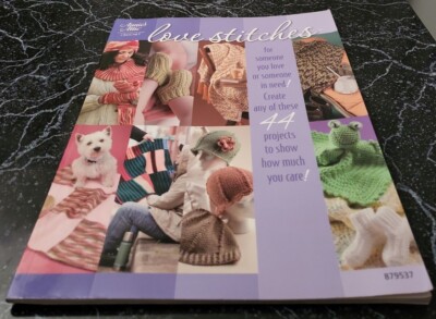 C1 ANNIE'S ATTIC 2009, LOVE STITCHES CROCHET PATTERN LEAFLET-image