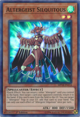 *** ALTERGEIST SILQUITOUS *** SUPER RARE MP18-EN114 YUGIOH! (MINT/NM) -image