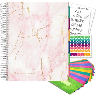 Global Printed Products Budget Planner & Monthly Bill Organizer With 12 Envel...-image