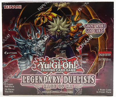 Yu-Gi-Oh! Legendary Duelists 7: Rage Of Ra Booster Box 1st Edition Sealed-image