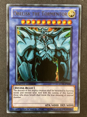 Yu-Gi-Oh TCG #LC01-EN001 Obelisk the Tormentor Limited Edition Ultra Rare LP-image