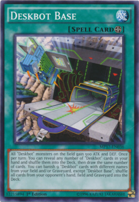 Yugioh! LP Deskbot Base - MP17-EN036 - Common - 1st Edition Lightly Played, Engl-image