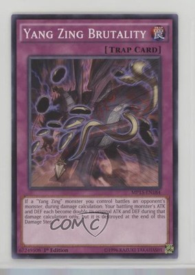 2015 Yu-Gi-Oh! Mega-Tins Mega Pack 1st Edition Yang Zing Brutality 10ip-image