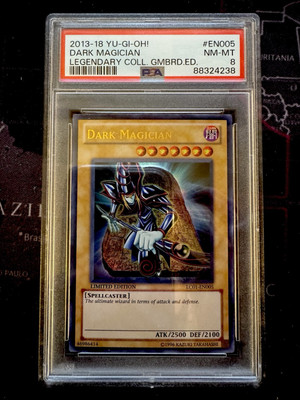 Dark Magician LC01-EN005 Limited Edition PSA 8-image