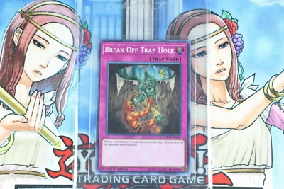 Yugioh Trap Card Break Off Trap Hole MP18-EN085 1st Ed Super Rare -image