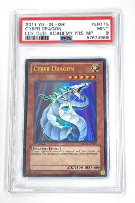 YuGiOh Cyber Dragon LCGX-EN175 1st Edition Legendary Collection 2 PSA 9-image