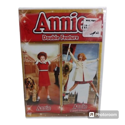 Annie DVD Double Feature 2 Discs: Annie & Annie A Royal Adventure! Sealed NWT -image