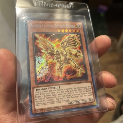Kaiser Glider Golden Burst LDS3-EN136 Legendary Duelists: Season 3 Limited Ed-image