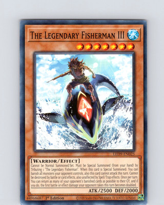 Yu-Gi-Oh The Legendary Fisherman III LED9-EN025 1st Edition Common Card NM-image