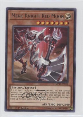 2018 Yu-Gi-Oh! Mega-Tins Mega Pack 1st Edition Mekk-Knight Red Moon 0su9-image
