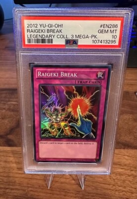 2012 Yugioh Raigeki Break Legendary Collection PSA 10-image